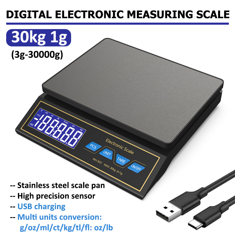 Kitchen Electronics Gadgets - LCD ميزان المطبخ الرقمي 30 كجم/1