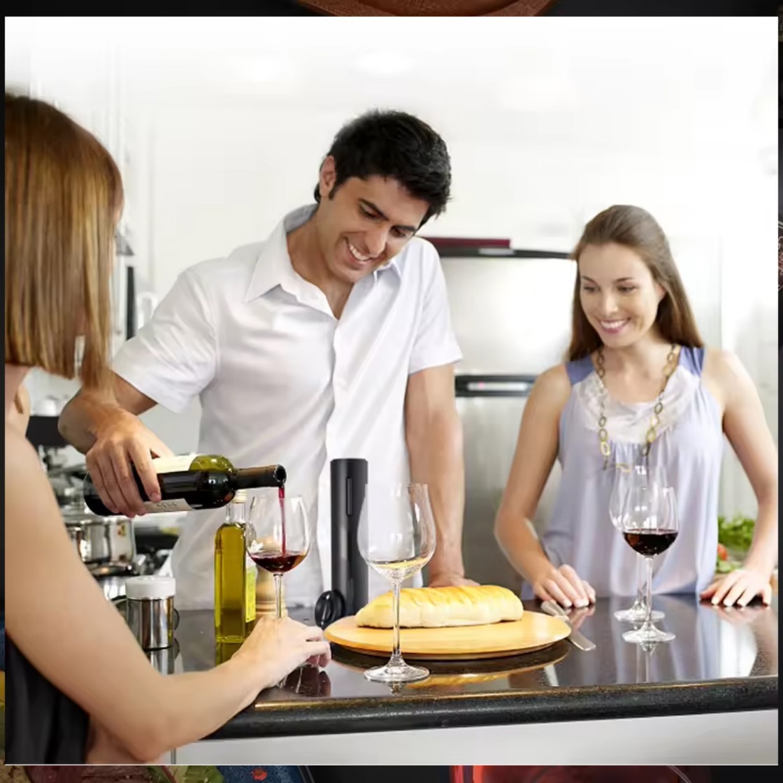 فتاحة زجاجات النبيذ الكهربائية - مراجعة Kitchen Electronics Gadgets وسعره